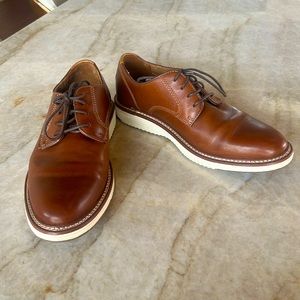 Johnston & Murphy TruFoam Shoe - Men's Upton Plain Toe Leather Oxfords
